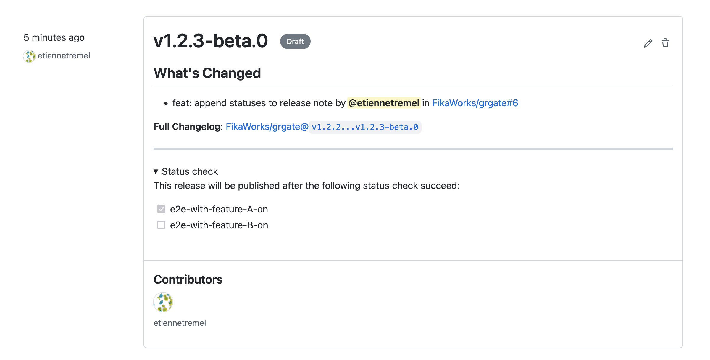 GRGate release notes
